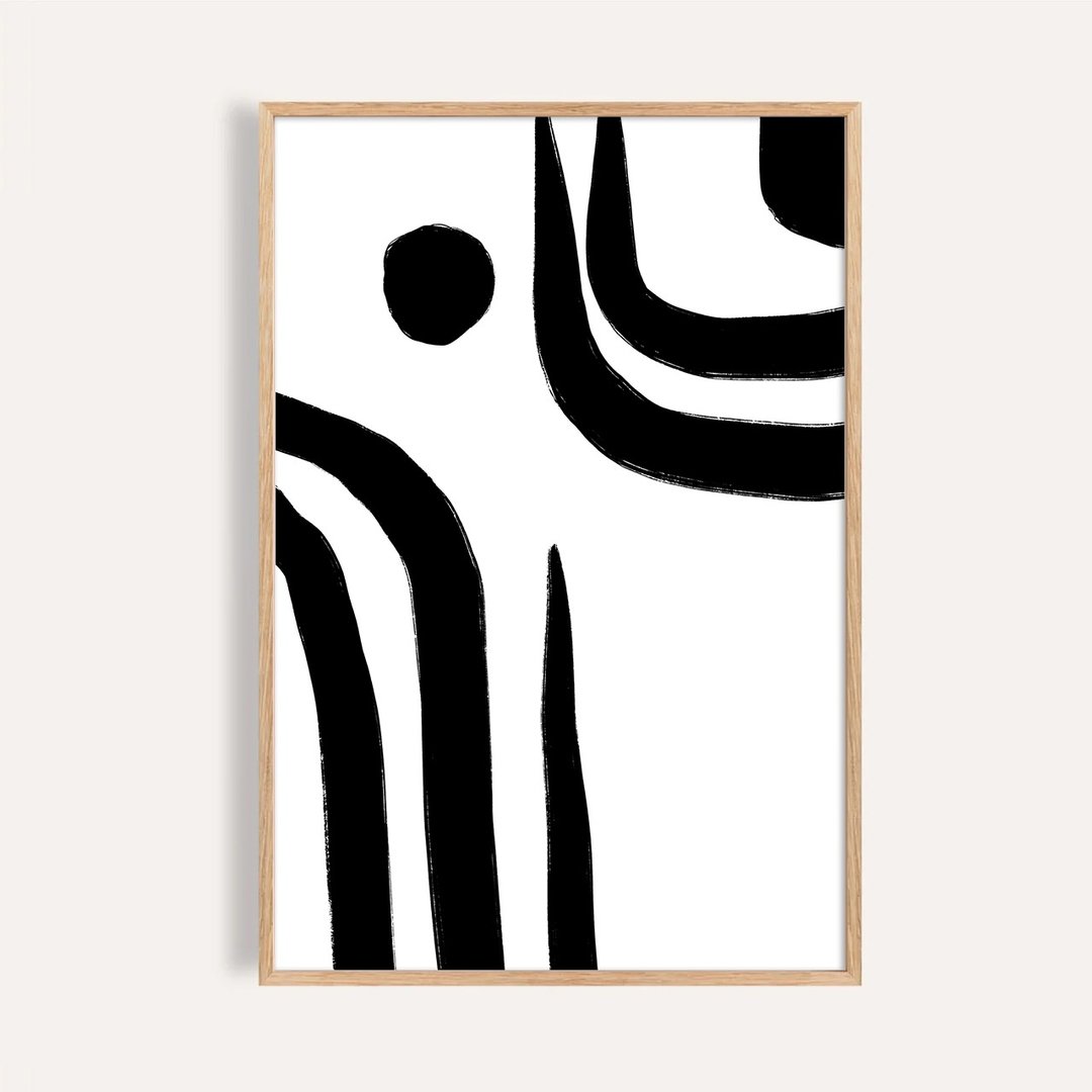 几何语汇 Geometric Lines / 现代抽象线条挂画 / 无框画 海报 - 海报/装饰画/版画 - 纸 