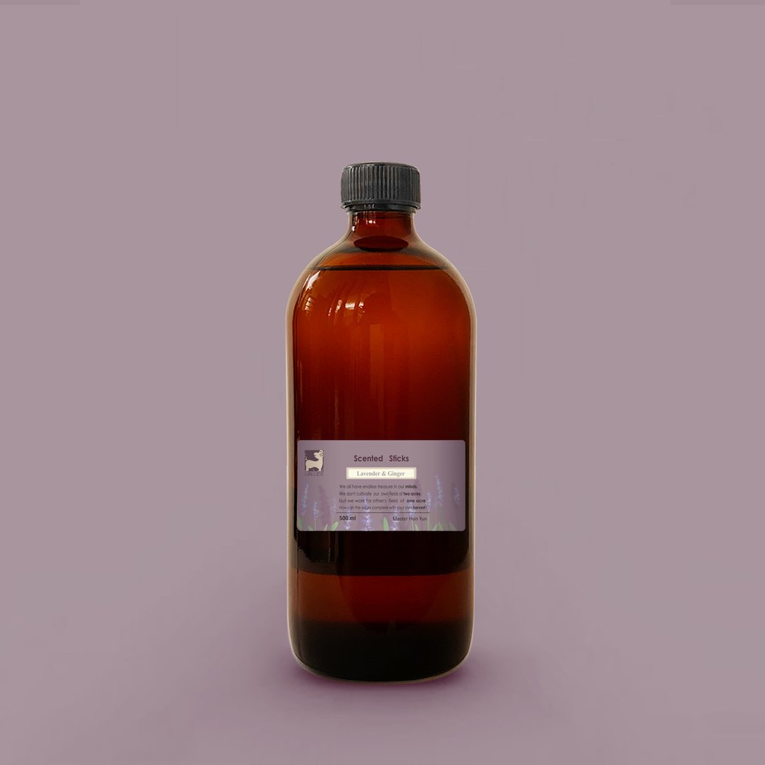 【GIN-GER】薰衣草姜芬扩香补充瓶 500ml - 香薰/精油/线香 - 精油 