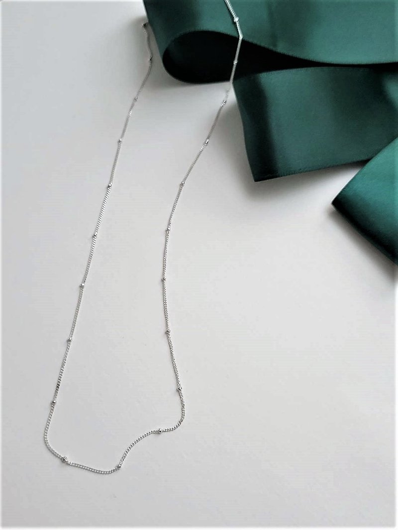 点点 纯银 项链 - 项链 - 纯银 银色