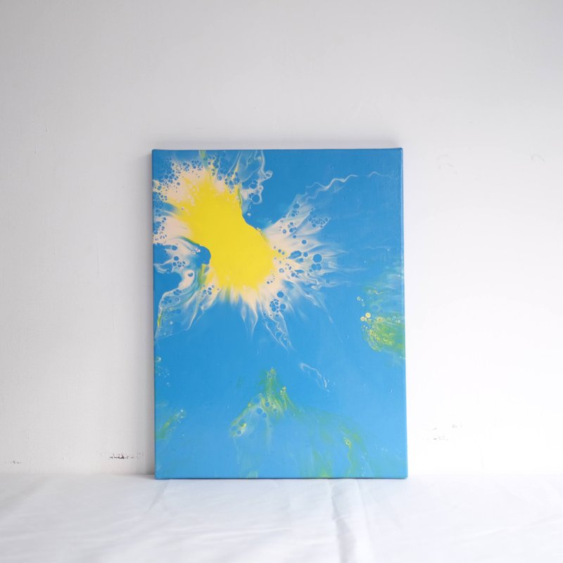 汪洋中的光 - 海报/装饰画/版画 - 颜料 