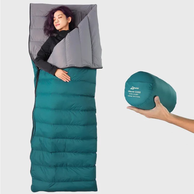 Litume 意都美 C2202 极轻量多功能组合羽绒睡袋 250g (信封型) - 露营用品 - 其他材质 