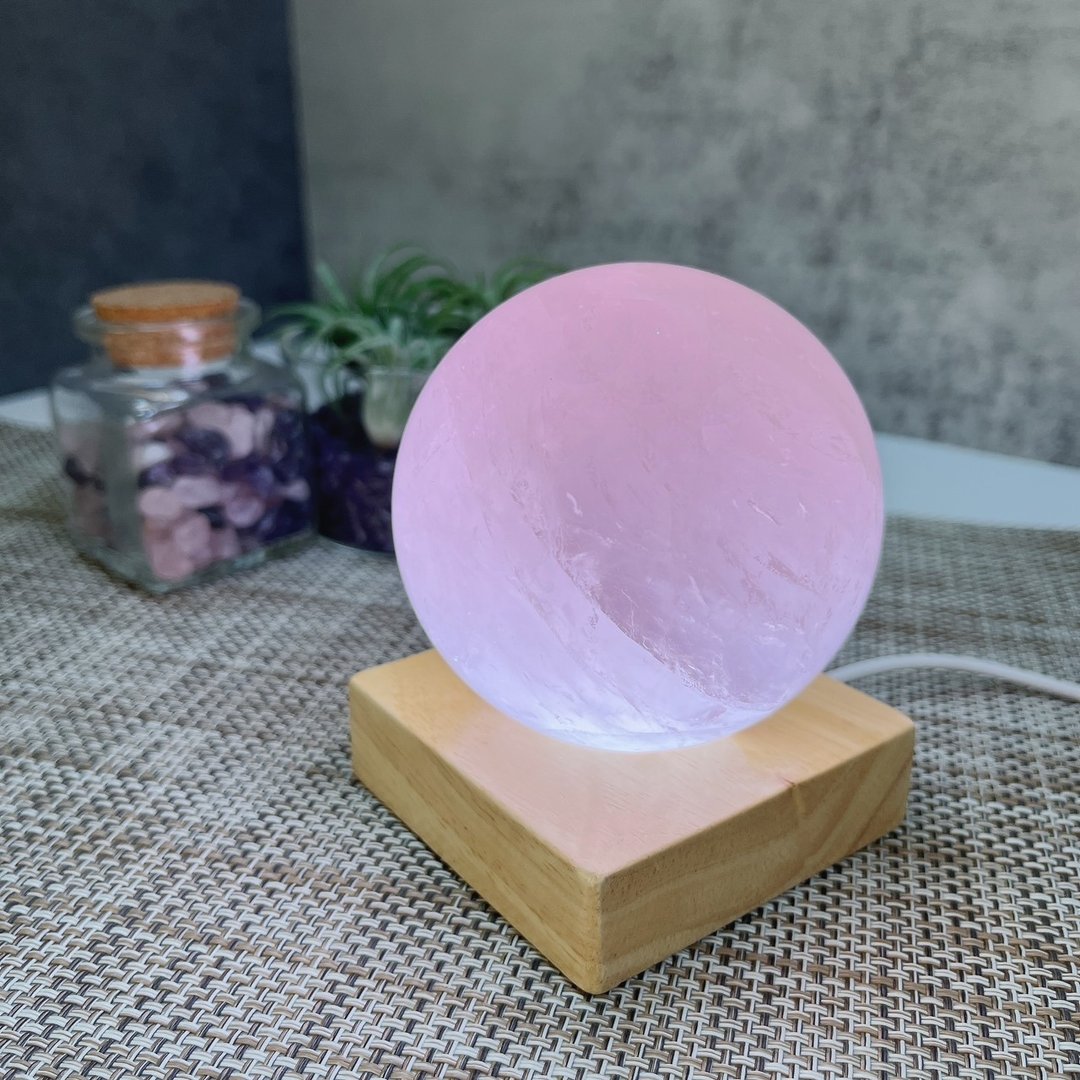 粉晶球灯 - 摆饰 - 水晶 