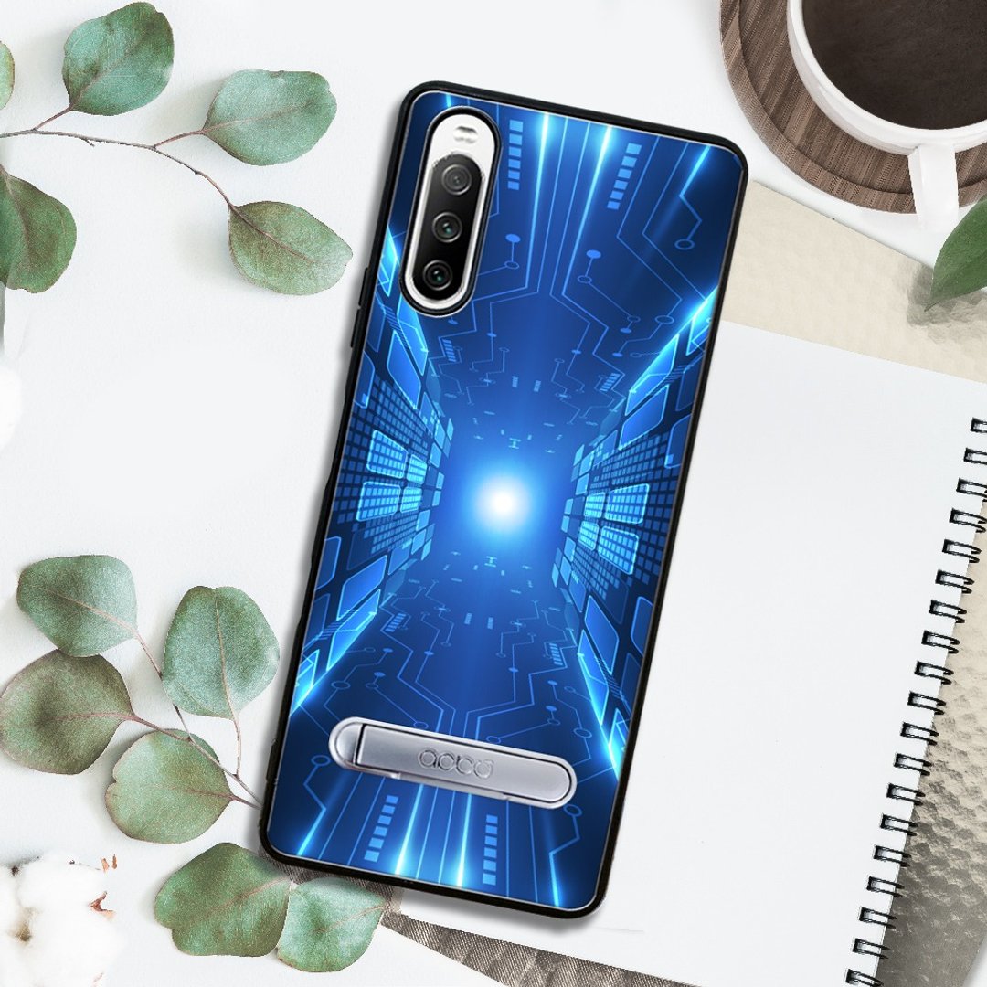 Sony Xperia 10 IV 减震立架手机壳-科技-传导 - 手机壳/手机套 - 其他材质 多色