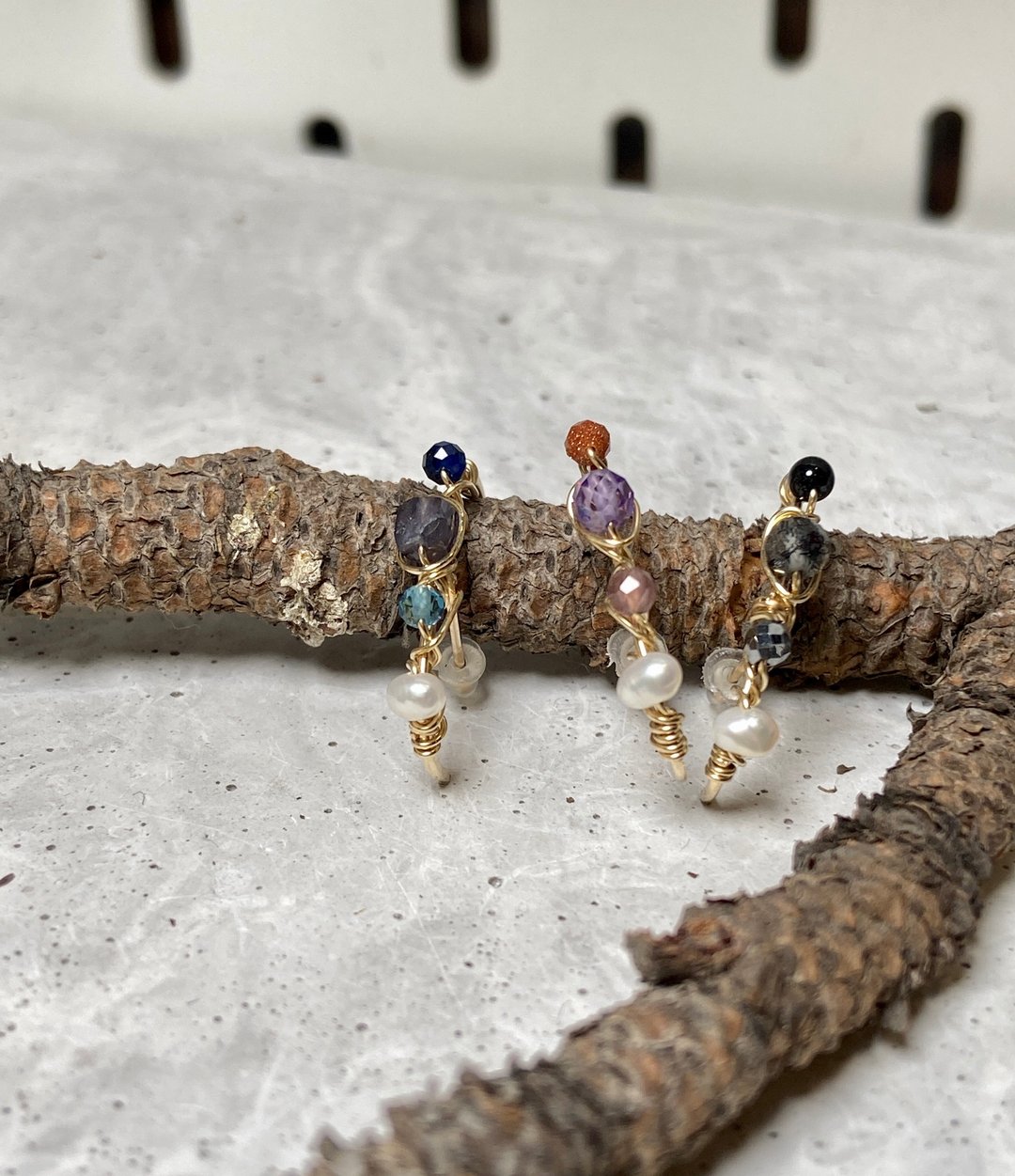 14K注金三叉造型耳环 - 耳环/耳夹 - 其他金属 