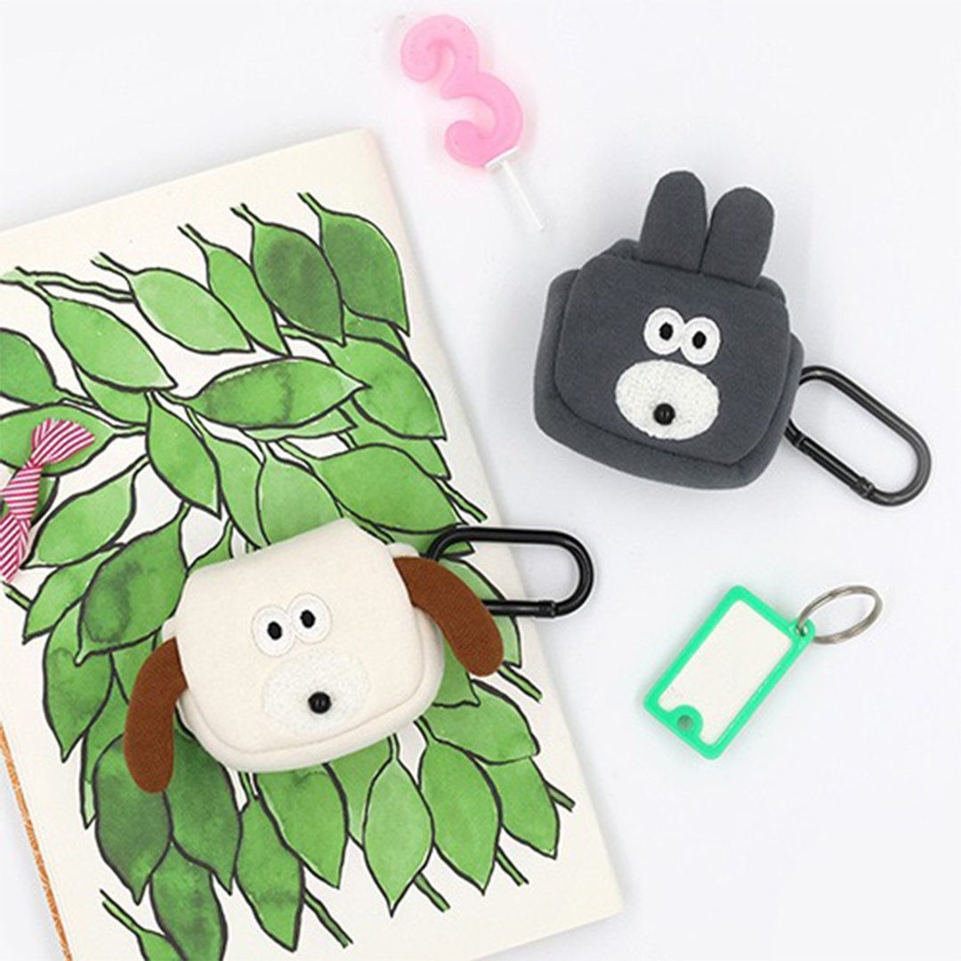 Romane Brunch Brother 狗狗兔兔 AirPods Pro 布面保护套 - 耳机收纳 - 棉 
