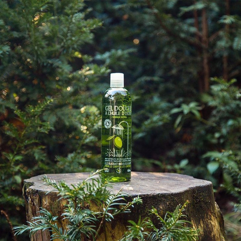 橄榄丰盛花香沐浴洗发精 500mL 法国原装【圣诞礼物】 - 沐浴用品 - 塑料 绿色