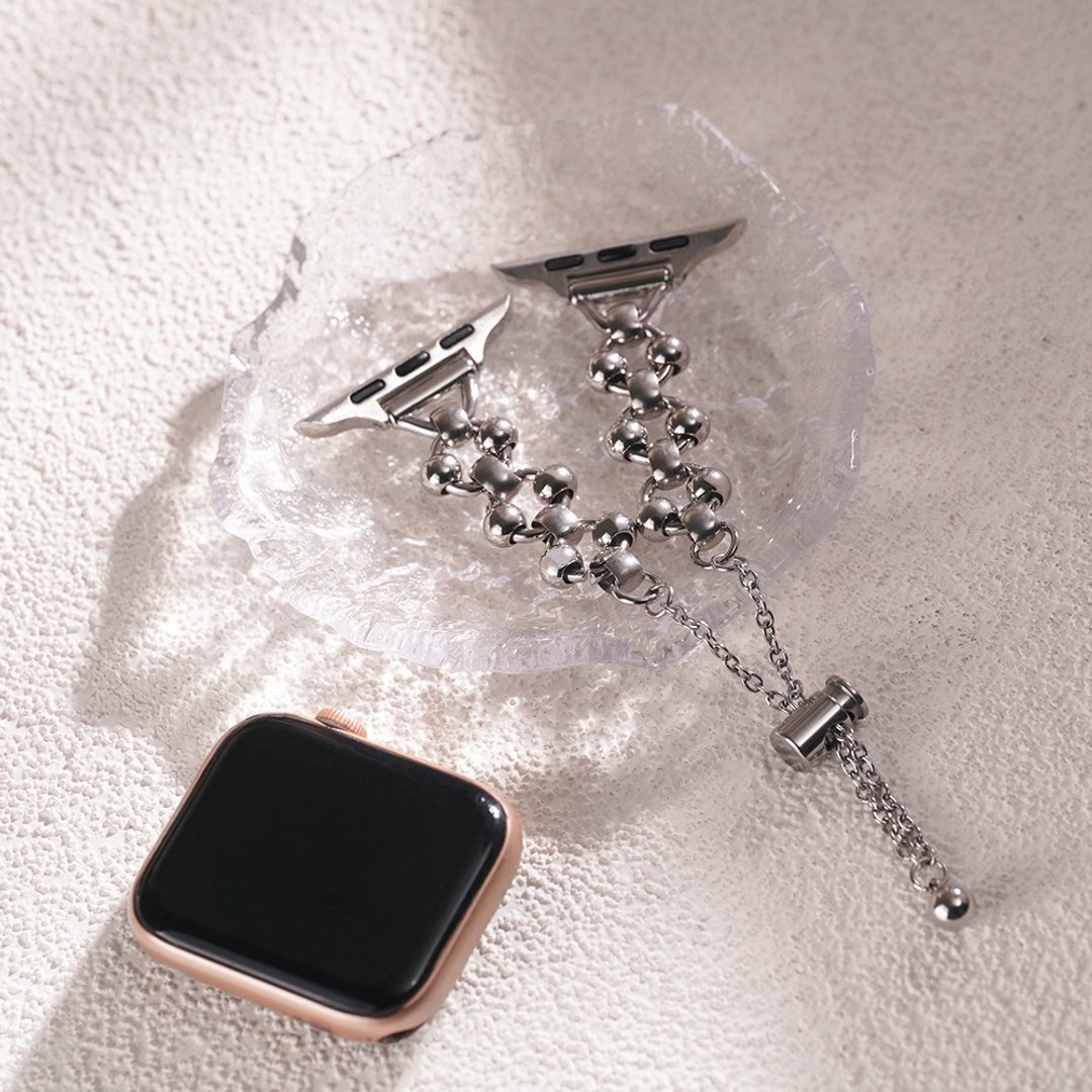 Apple watch - 球珠金属链不锈钢苹果表带 - 表带 - 其他金属 