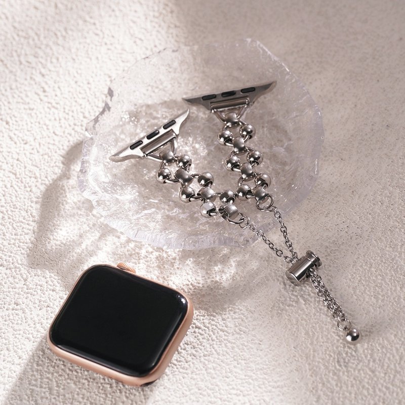 Apple watch - 球珠金属链不锈钢苹果表带 - 表带 - 其他金属 