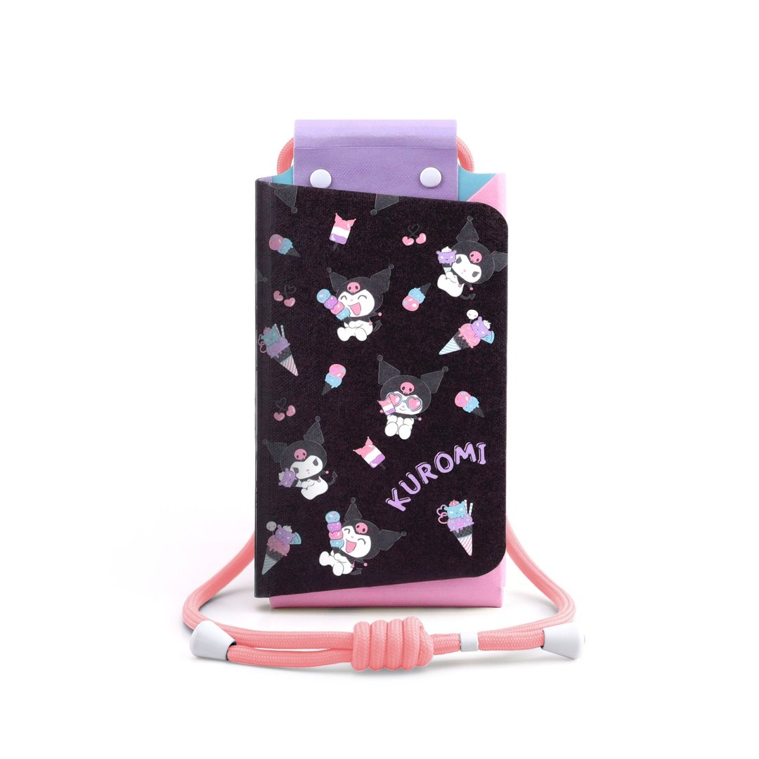 PhonePochette 手机随身袋 Kuromi 库洛米-Black 定制 礼物 - 侧背包/斜挎包 - 其他材质 