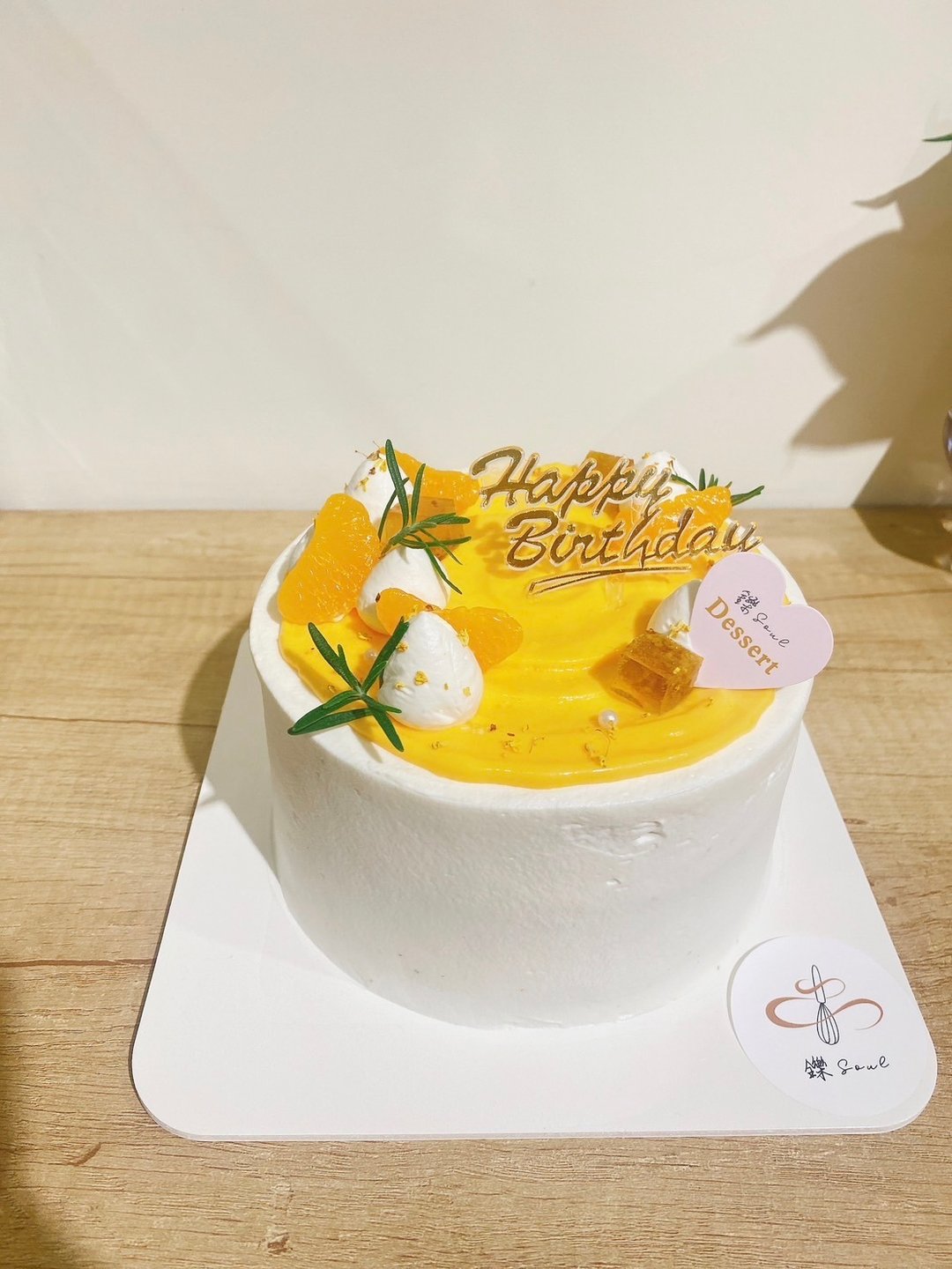限自取 百香柳橙伯爵蛋糕 生日蛋糕 蛋糕 铄甜点 柑橘 水果蛋糕 - 蛋糕/甜点 - 新鲜食材 