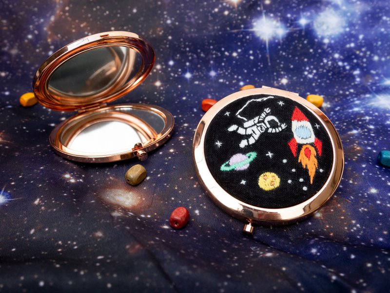 【Off-season sale】Pocket Mirrors / The Rockets 2 - 彩妆刷具/镜子/梳子 - 亚麻 黑色