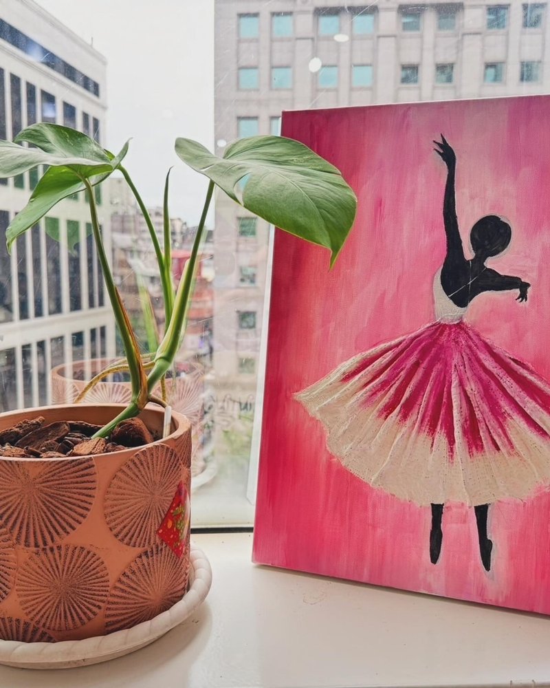 活动画  女神风肌理画 周一到周日皆可预约  【一人成团】 - 插画/绘画/写字 - 棉．麻 