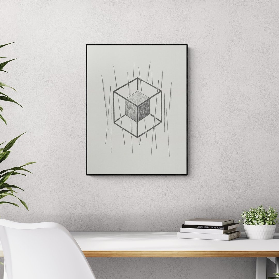 【独家授权－插画】张巧怡 | 时空旅行与困局 Trapped in Time - 海报/装饰画/版画 - 纸 粉红色