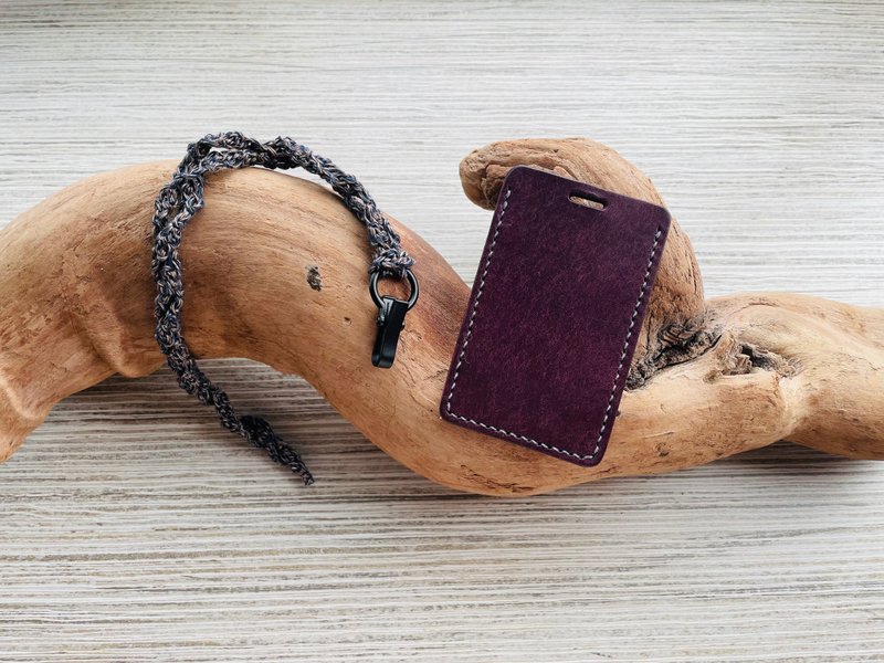 革物制织丨意大利Pueblo磨砂双色证件皮套 _可另购手工编织亚麻脖 - 证件套/卡套 - 真皮 