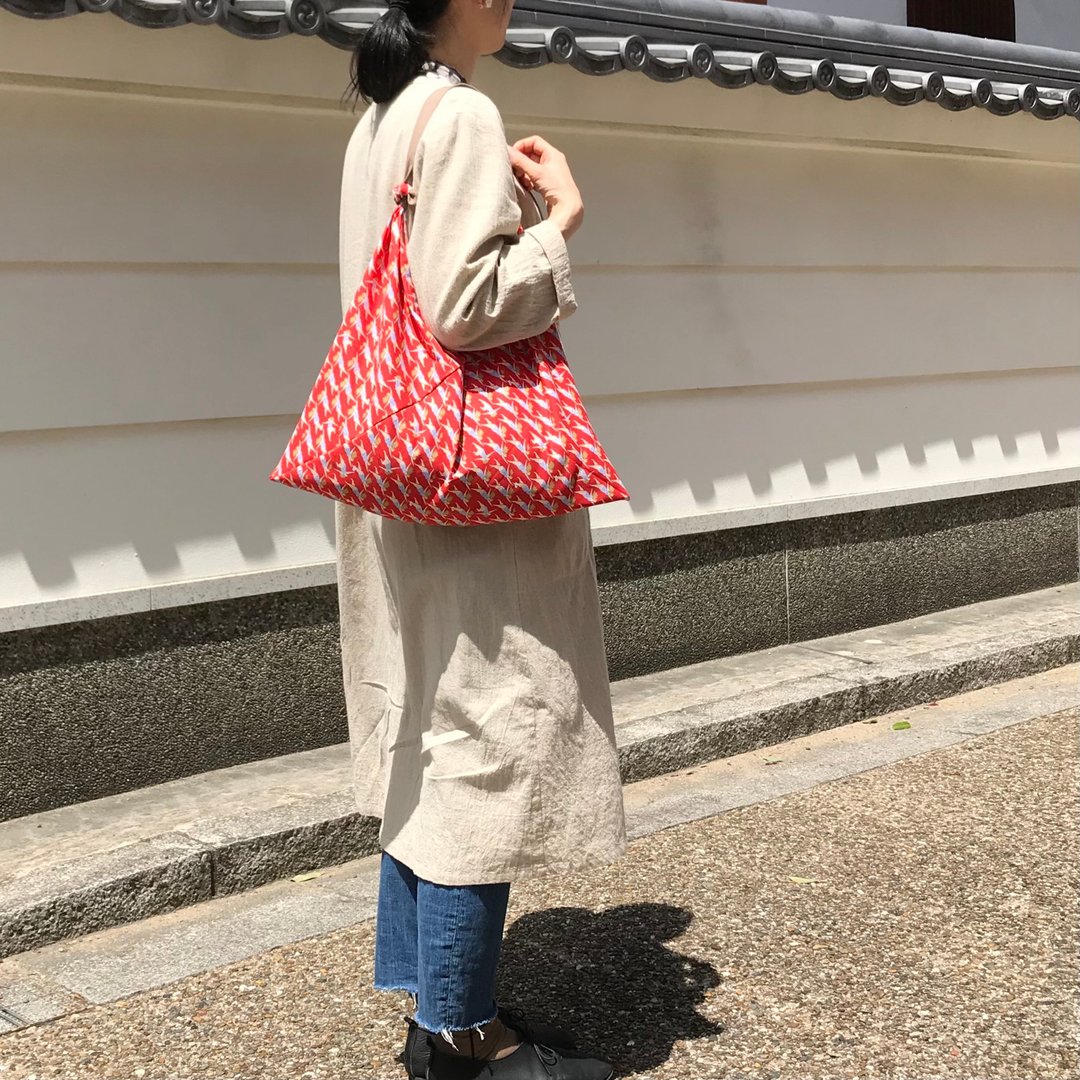 手提袋 吾妻袋 泳装 M - 手提包/手提袋 - 棉 红色