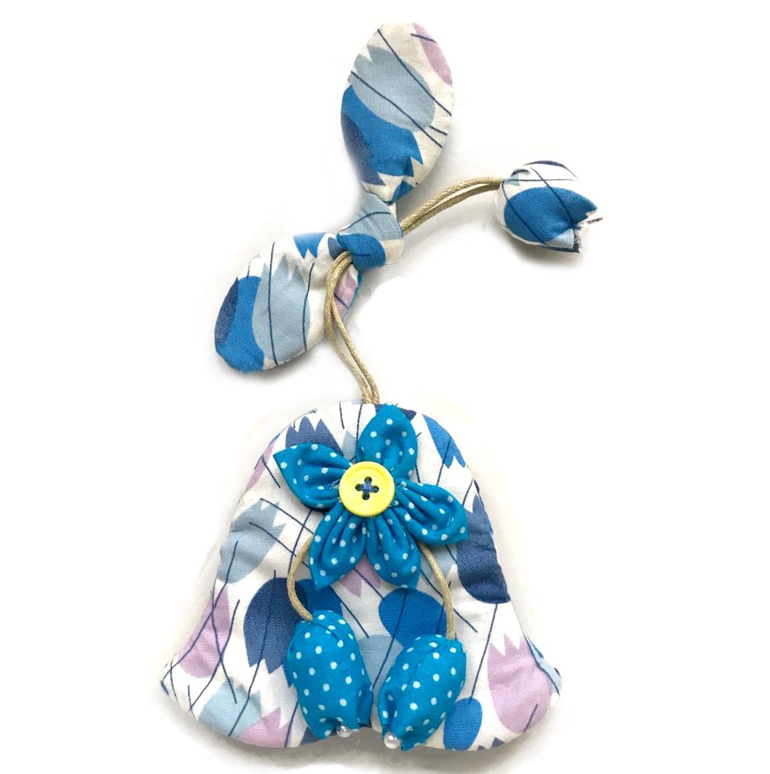 Handcraft Thai Fabric Key Holder - 吊饰 - 棉 