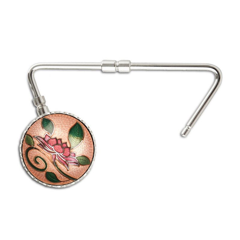 景泰蓝折叠皮包挂勾 (粉红) - 收纳用品 - 珐琅 