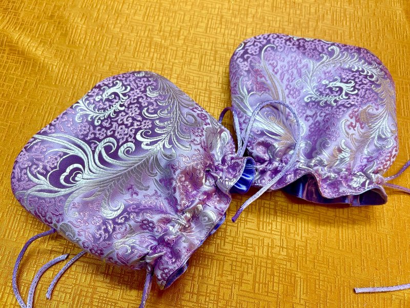 客制客人指定规格束口袋 - 收纳用品 - 丝．绢 多色