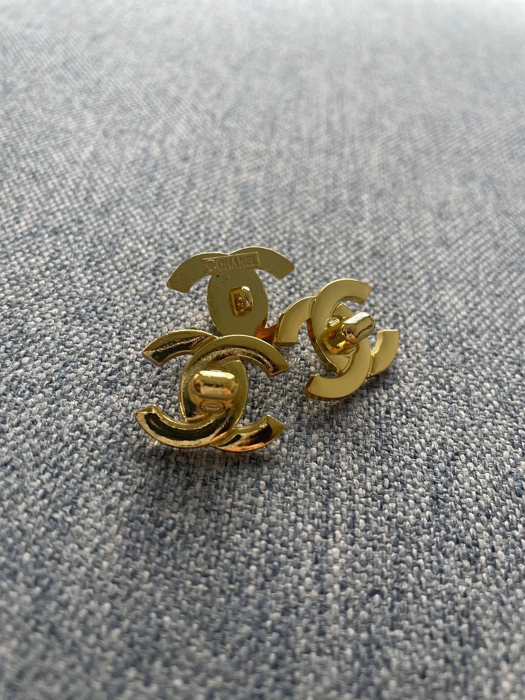 稀有 - Chanel香奈儿中古双C钮扣 - 其他 - 其他金属 金色