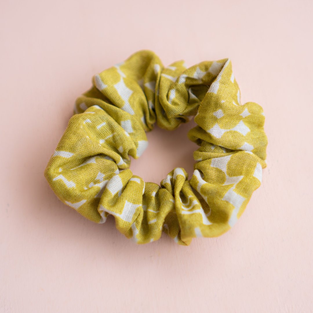 最美礼物 大肠圈  芥末籽. 棉麻 - 发饰 - 棉 多色