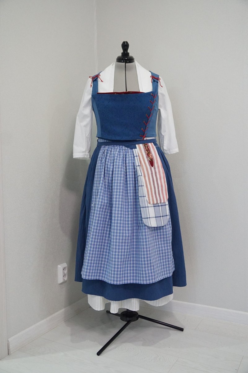 贝儿服装 - 《美女与野兽》2017 cosplay - 晚装/礼服 - 其他材质 蓝色