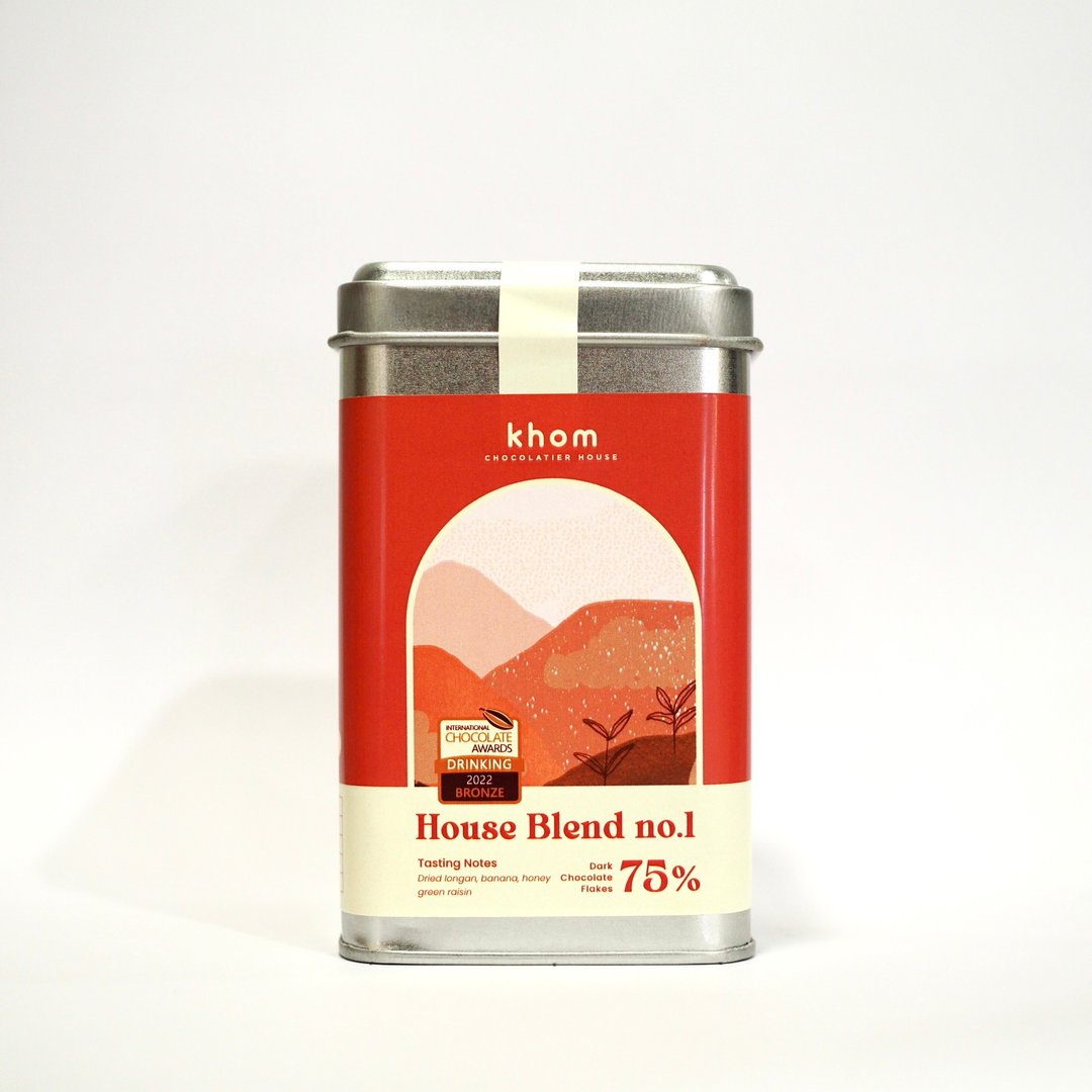 泰国巧克力片（罐装） - HOUSE BLEND NO.1 - 巧克力 - 新鲜食材 粉红色