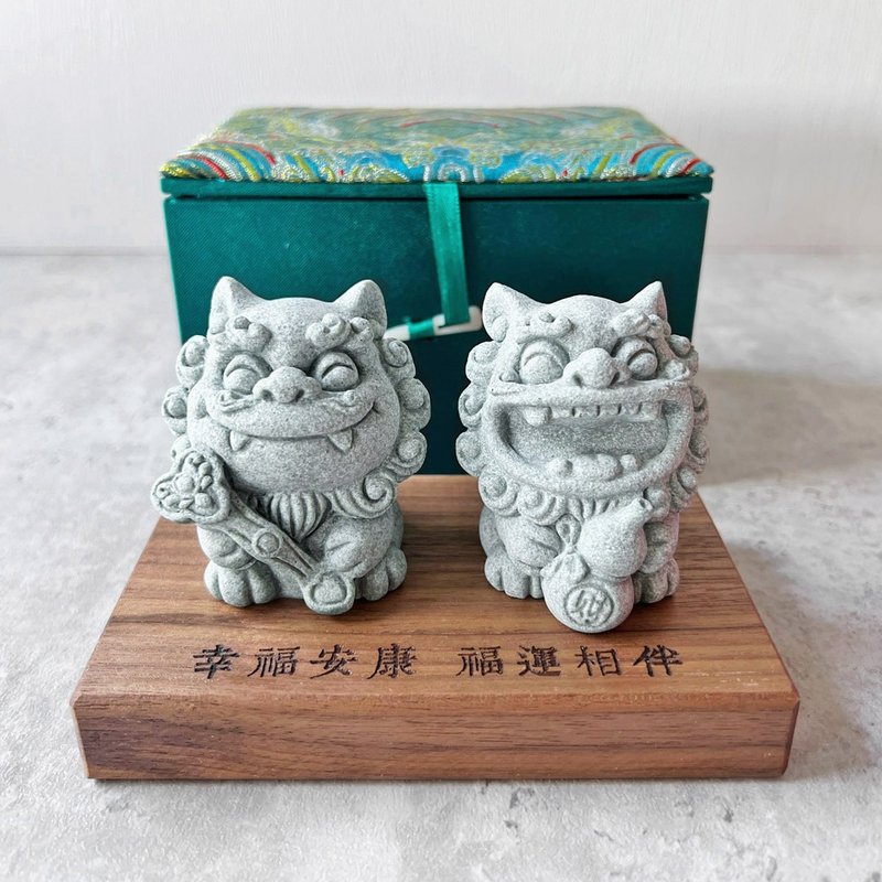 福禄安康 父亲节礼物 生日礼物 升职礼物 退休礼物 入厝礼物 公仔 - 玩偶/公仔 - 石头 灰色