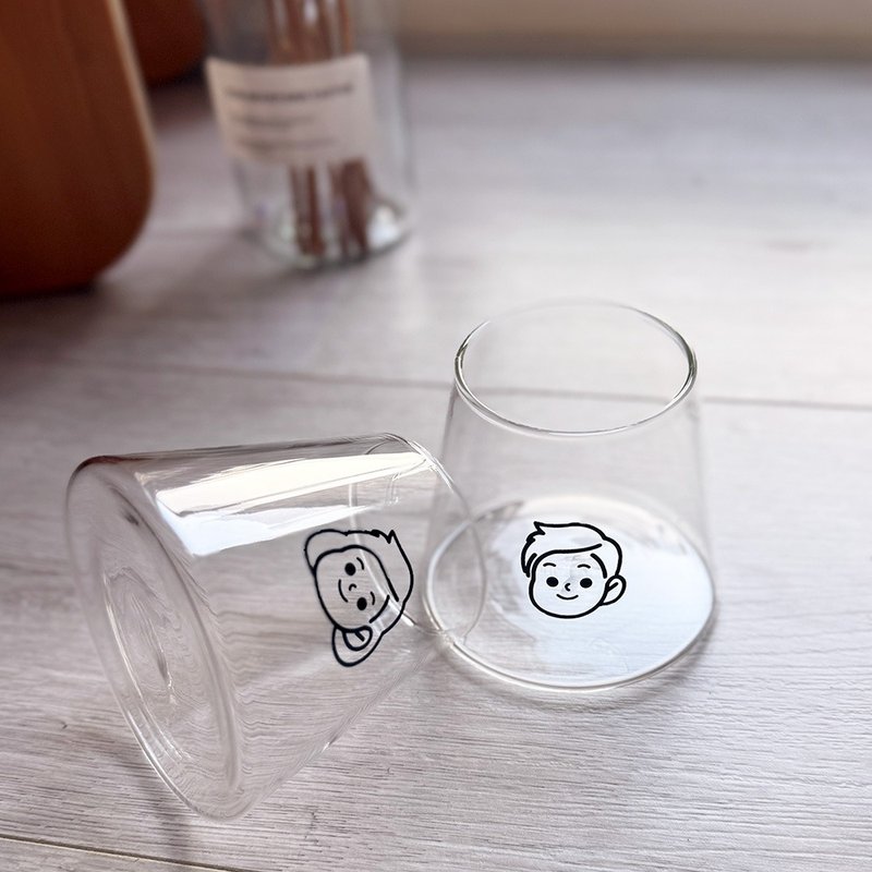 【24H出货】情侣调酒红酒咖啡玻璃杯一组二入圣诞情人礼 - 玻璃杯 - 玻璃 