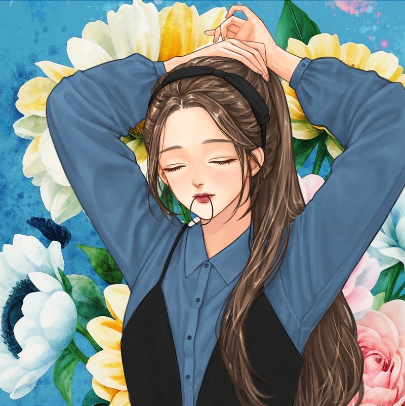 达娜（5色） - 贴纸 - 纸 多色