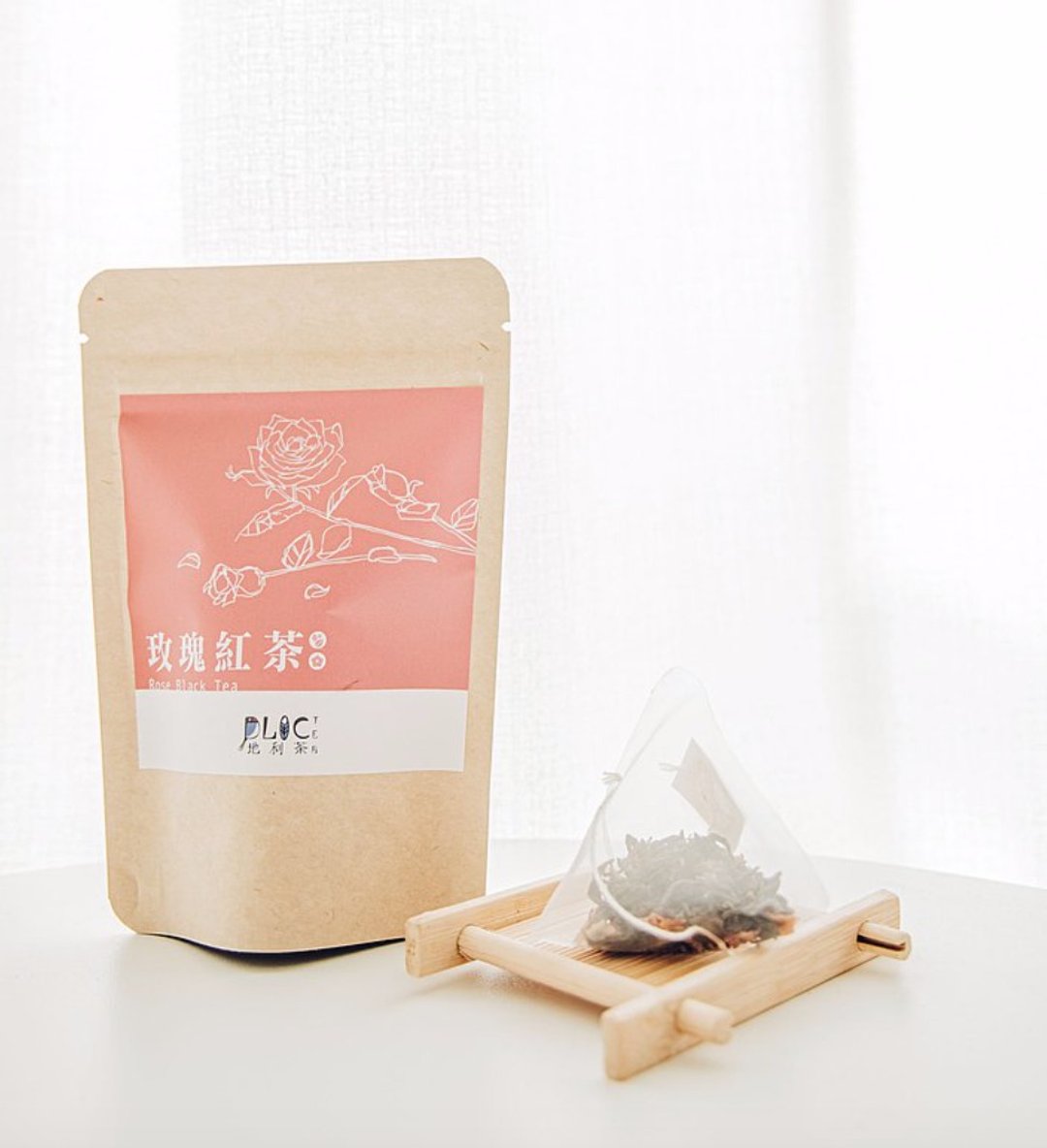 清幽浓郁 玫瑰红茶-原叶立体茶包5入 - 茶 - 新鲜食材 红色