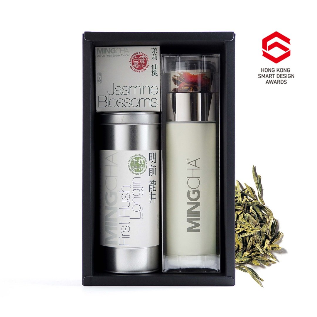【得奖茶叶礼品 】明茶房茶伴礼盒 - 明前龙井(杭州绿茶叶) - 茶 - 纸 白色