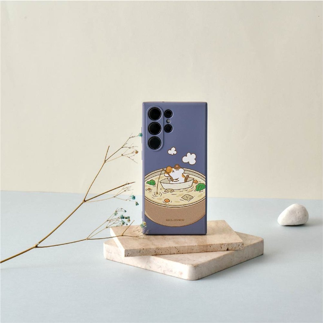 欧吉喵NEKO OJIMEOW纸船浓汤纯色硅胶SAMSUNG手机壳 - 手机壳/手机套 - 塑料 多色