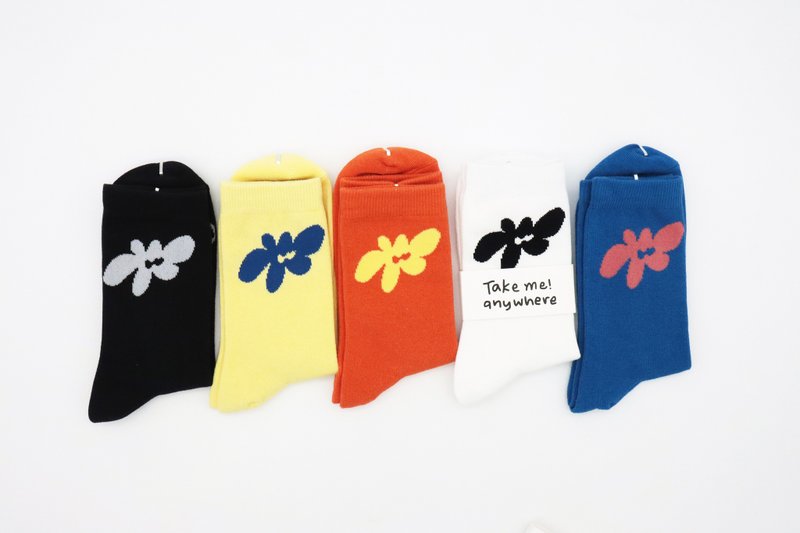 【To Smile】 Bloom Socks - 袜子 - 棉．麻 多色