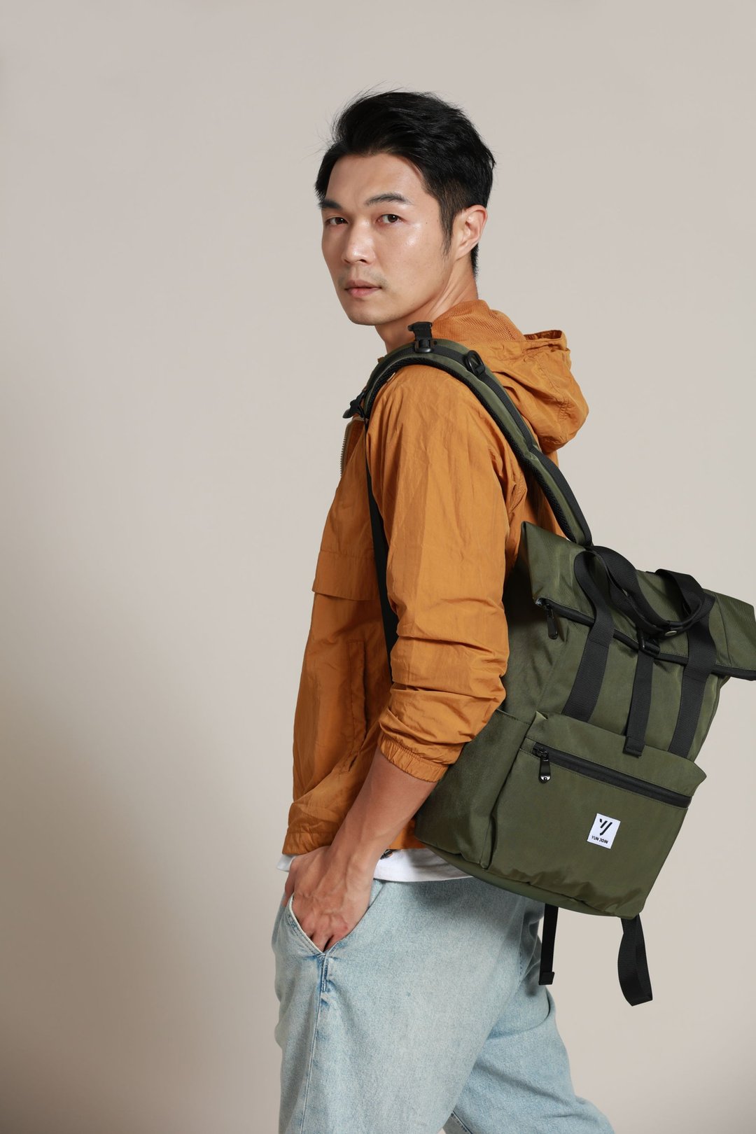 【毕业放暑假】TWILL-时尚多功能轻量后背包 通勤 学生 上班族 - 后背包/双肩包 - 尼龙 蓝色
