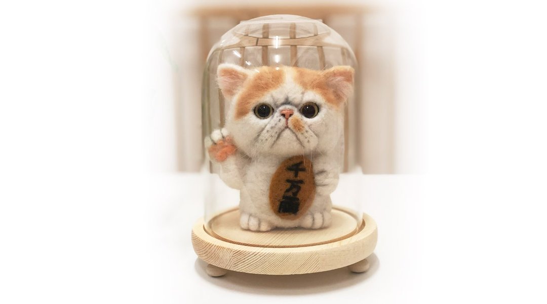 招财猫款订制 宠物 猫 狗 - 摆饰 - 羊毛 