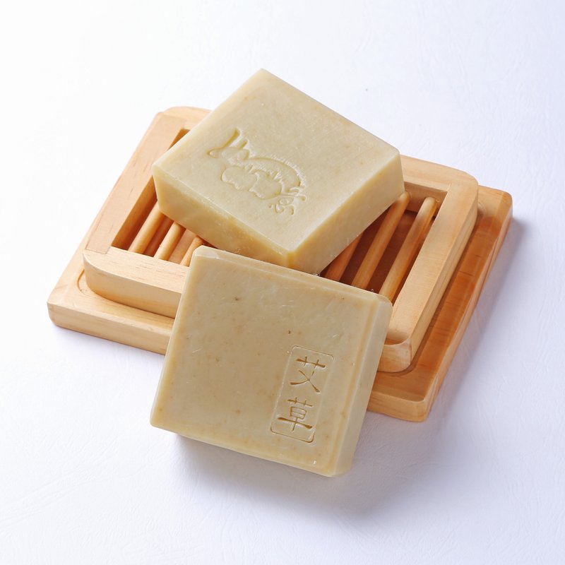 艾草酵素洁净皂 净身、温和、舒爽 买三送一 - 肥皂/手工皂 - 植物．花 绿色