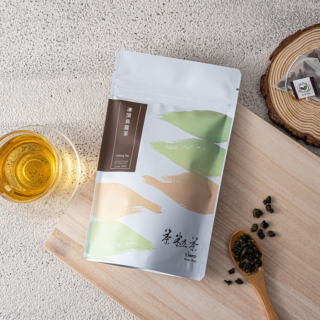 【茶粒茶】冻顶乌龙茶(8入/袋) 原片茶清爽回甘 - 茶 - 新鲜食材 咖啡色