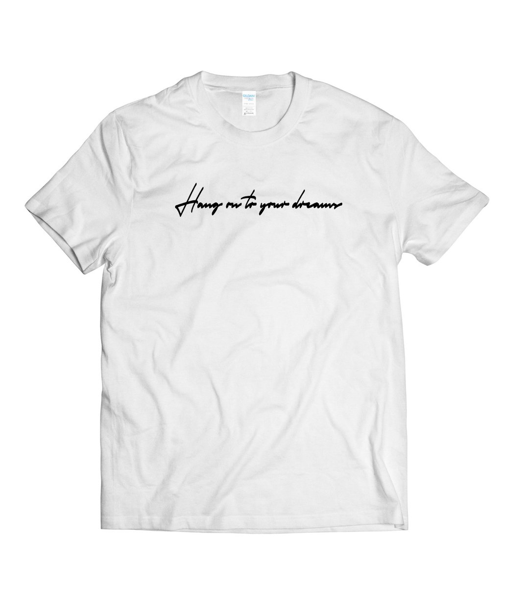 抓住梦想-T-shirt 白/黑/灰/藏青 - 男装上衣/T 恤 - 棉 多色