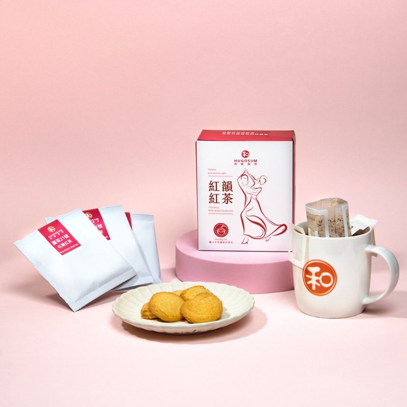 【滤挂茶包】职人手冲滤挂茶包-台茶21号红韵红茶9包/盒 - 茶 - 纸 红色