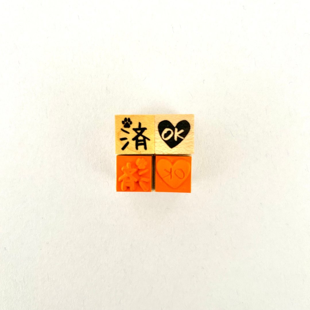 迷你橡皮图章 - 印章/印台 - 橡胶 黑色