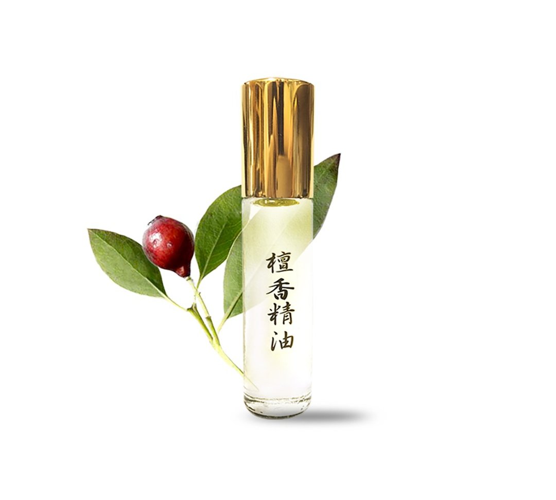 檀香精油 10ml滚珠瓶 - 香薰/精油/线香 - 精油 白色