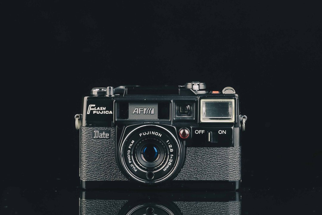 FUJICA FLASH AF DATE #0198 #135底片相机 - 相机 - 其他金属 黑色