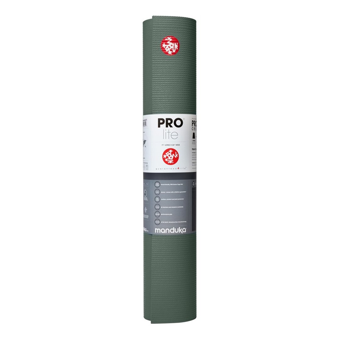 【Manduka】PROlite Mat 瑜珈垫 4.7mm - Black Sage - 瑜珈垫 - 其他材质 绿色