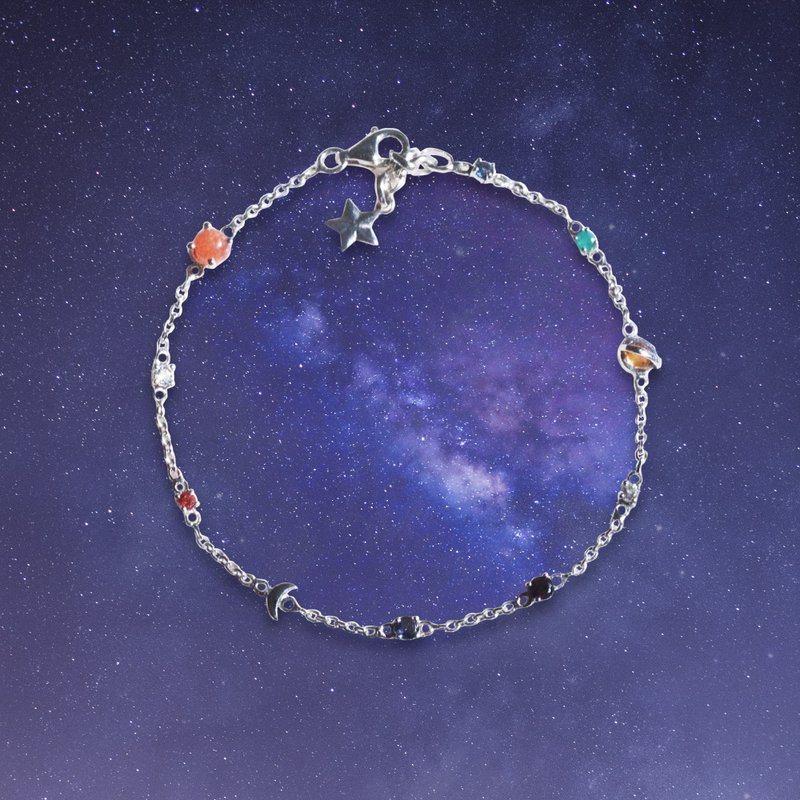 Universe bracelet Mini Universe bracelet #minimminiverse B066 - 手链/手环 - 纯银 