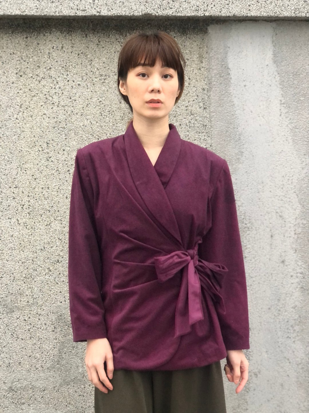 功夫西装外套 - 女装西装外套/风衣 - 其他材质 