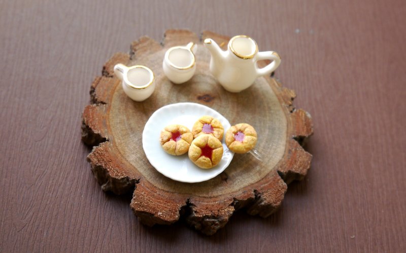 SL314 Light you up 草莓果酱包(穿/夹)耳环 单支  - 耳环/耳夹 - 粘土 