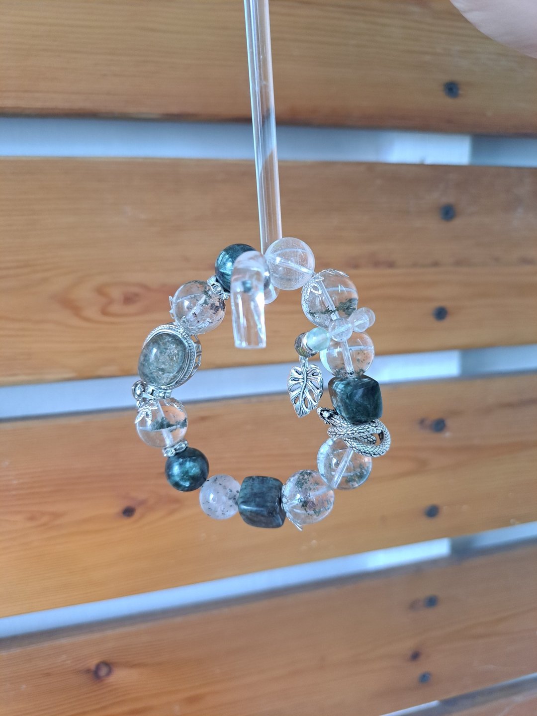绿色系绿幽灵定制水晶手链 - 手链/手环 - 水晶 绿色