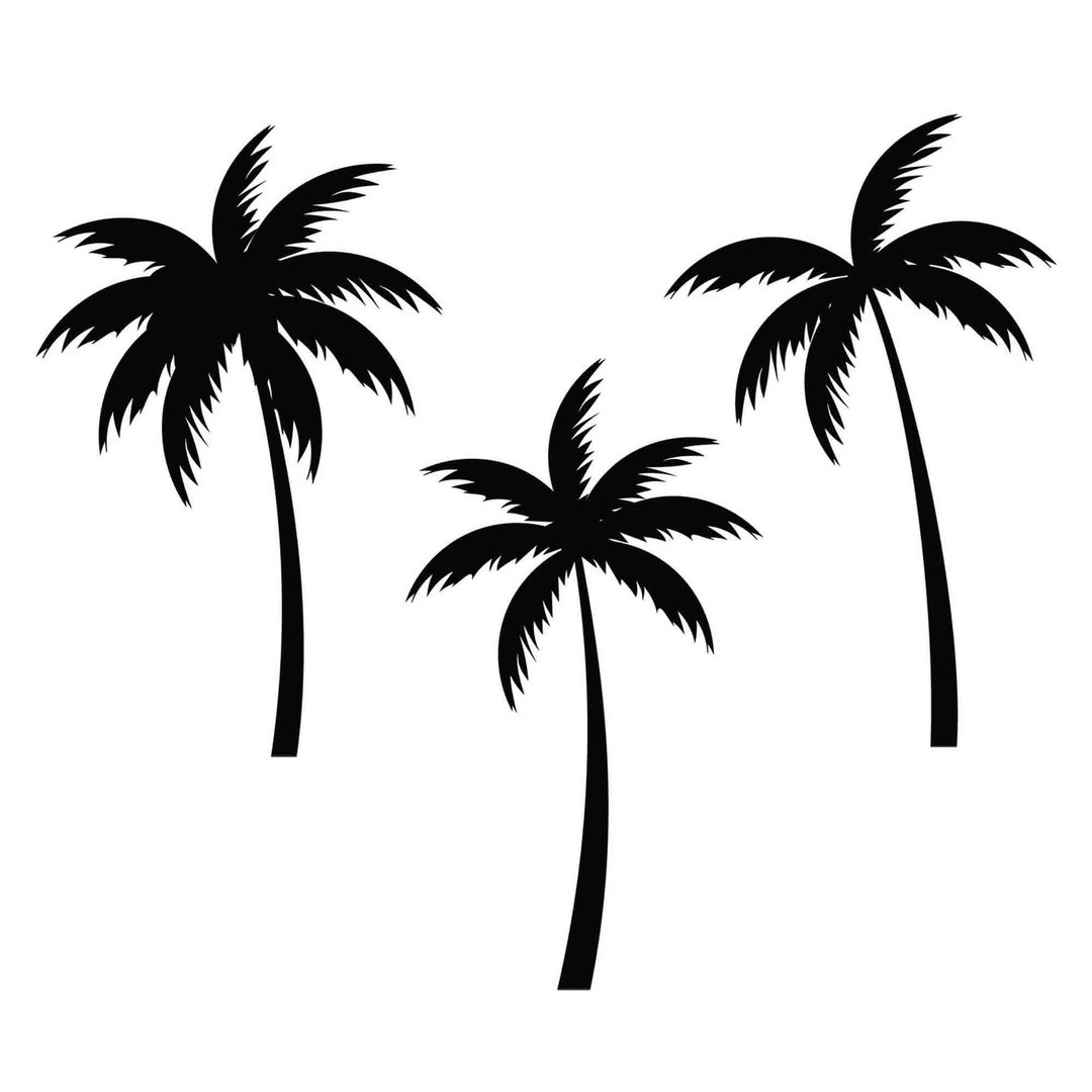Palm tree svg, palm trees svg, palm tree pdf, palm trees pdf, palm tree png, SVG - 图文模板设计 - 其他材质 