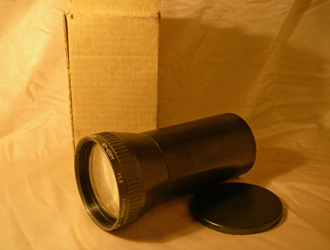 BeLOMO KO-120M F1.8 120mm 镜头 fr 35mm 底片 KN 电影投影机 35KP-1,8/120 1978 - 相机 - 玻璃 