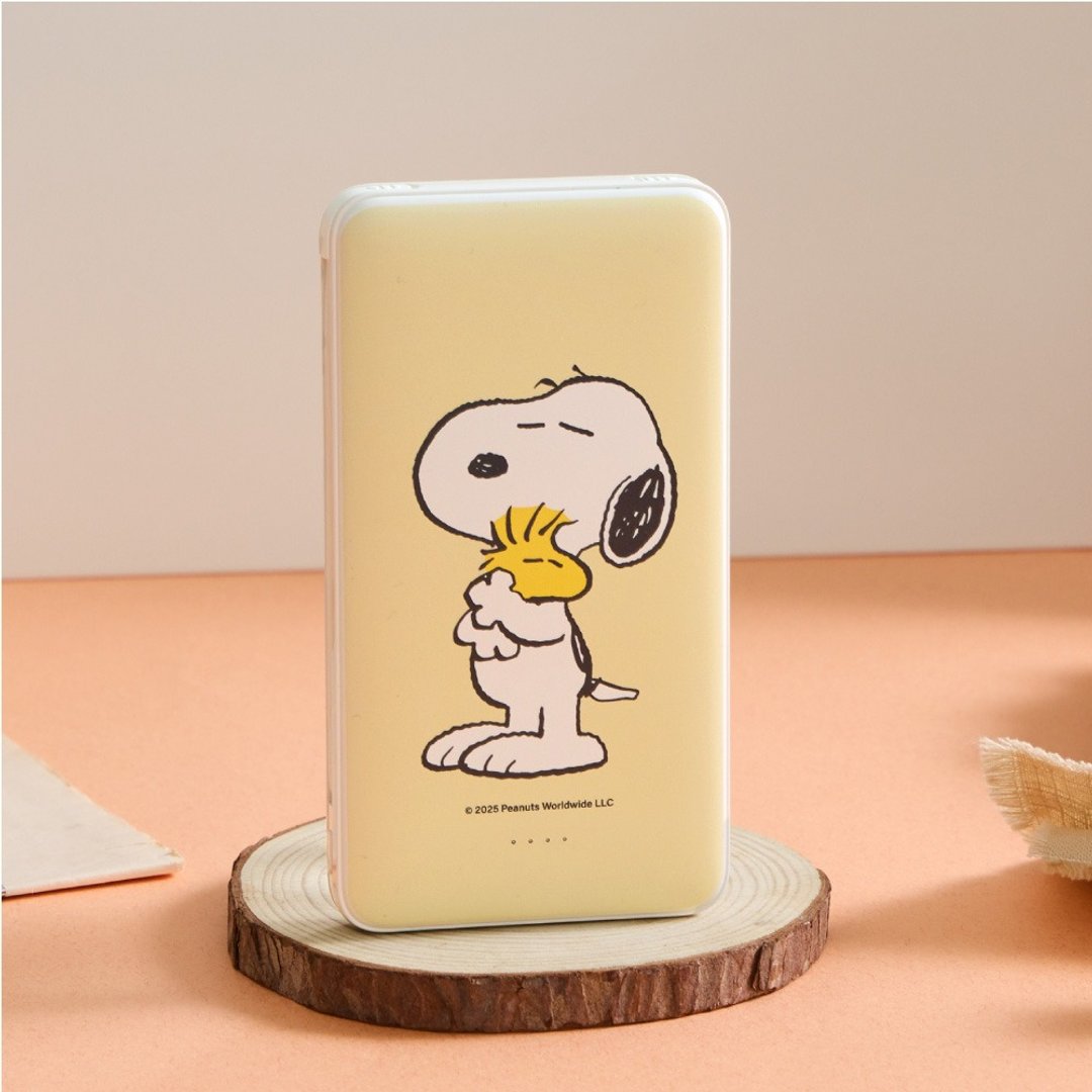 SNOOPY史努比温暖相拥双线快充10000mAh行动电源 - 充电宝/传输线 - 塑料 多色